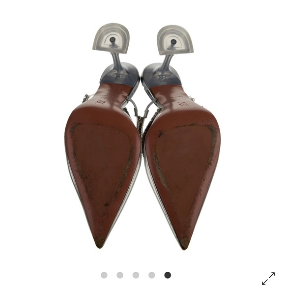 Amina Muaddi
Gilda crystal-embellished leather and PVC pumps - Picture 6 of 9